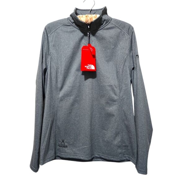 NWT The North Face Women's 1/4 Zip Tech Fleece Long Sleeve Size Large - Picture 1 of 8